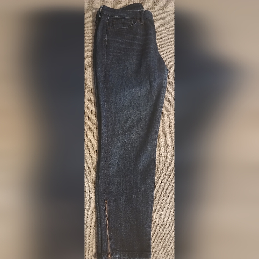 5/$25 Gap Dark Blue Premium Skinny Ankle Denim Jeans Size 6